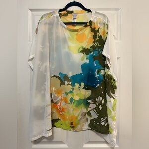Floral Print Women's Top